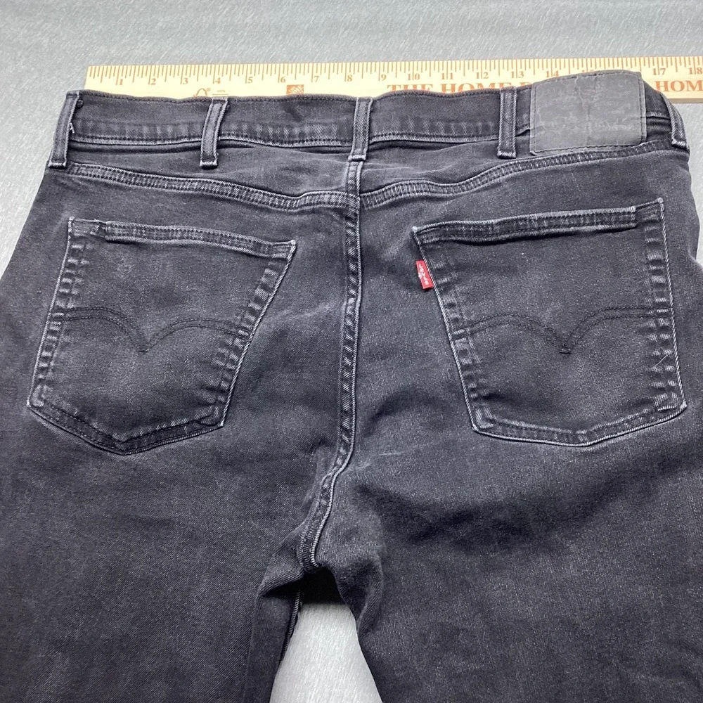 Levis 559 Relaxed Straight Fit Jeans Mens W38 L30 Black Charcoal Denim